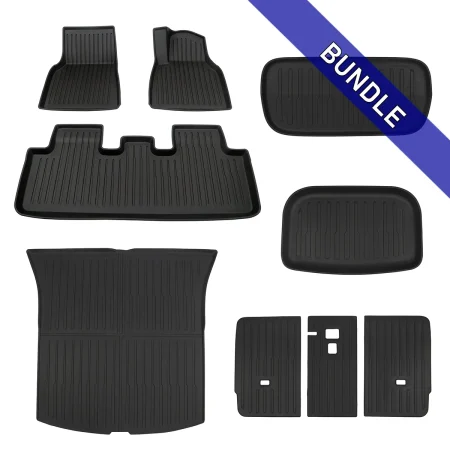 Tesla Model Y Juniper 2025- Floor Mats and Liners Full Set